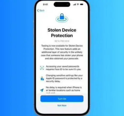 新抚苹果授权维修店分享被盗设备保护功能开启方法