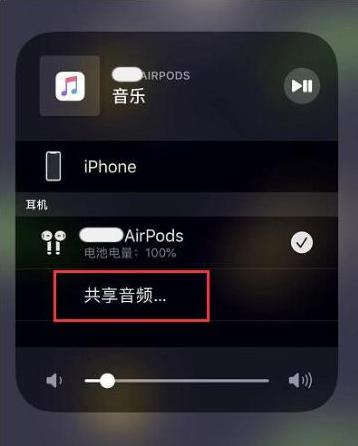 新抚苹果14音频维修点分享iPhone14音频共享设置方法 